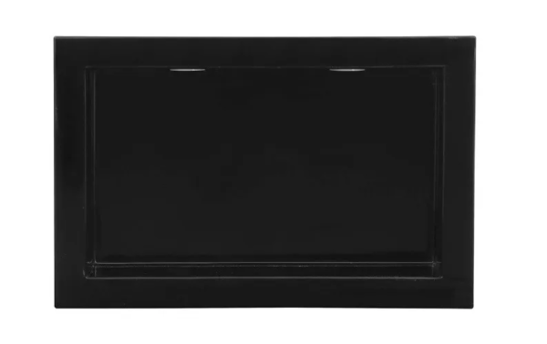Nicho Preto 2 Leds Forma Artefatos